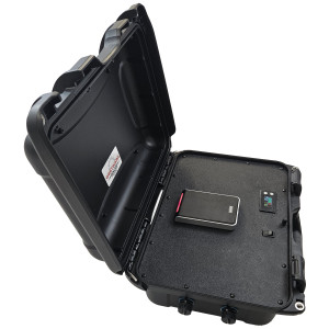 Portable Badge Reader with 5G Router with Battery Power